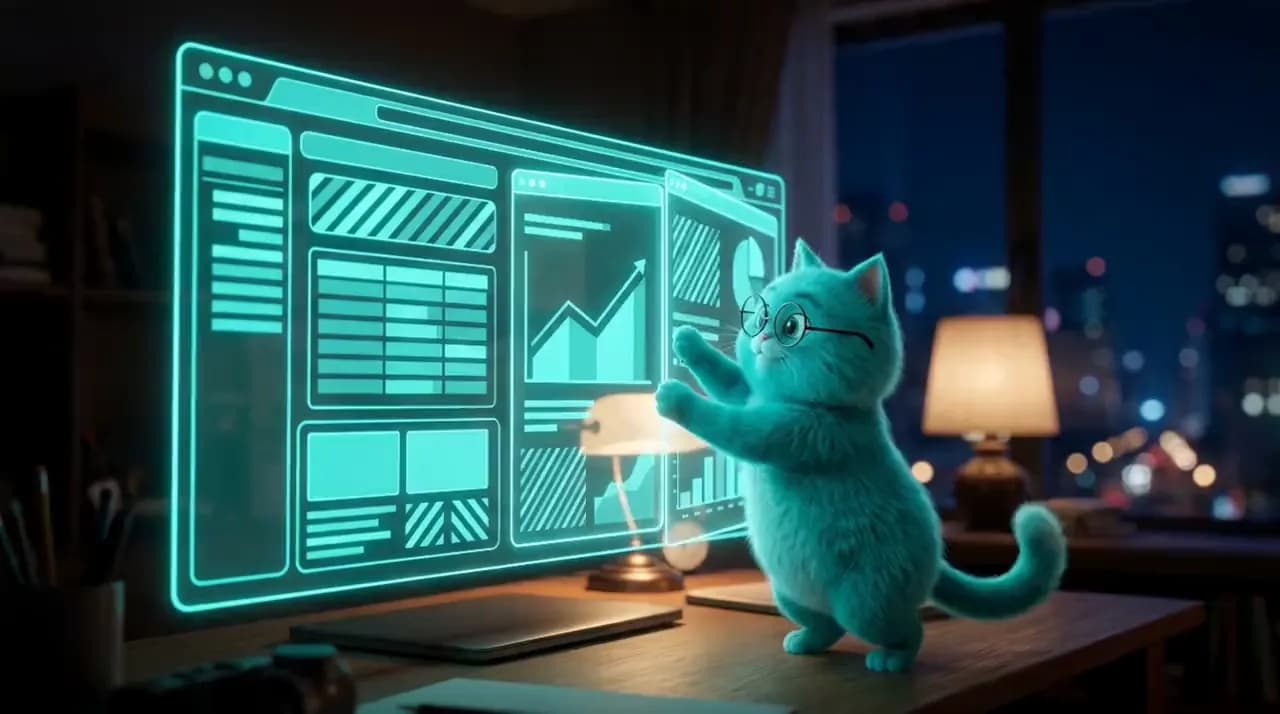 Web App Development: a frame from the service intro video