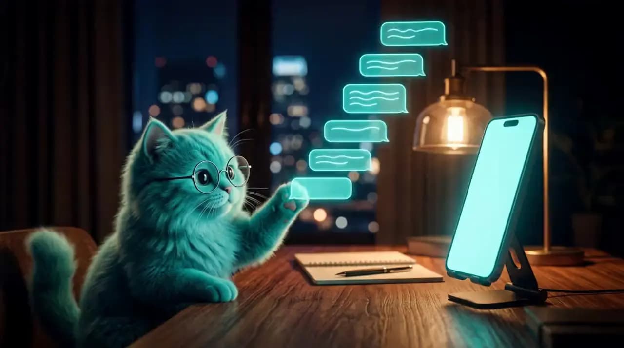 Desarrollo de chatbots a medida para empresas: fotograma del vídeo de presentación del servicio