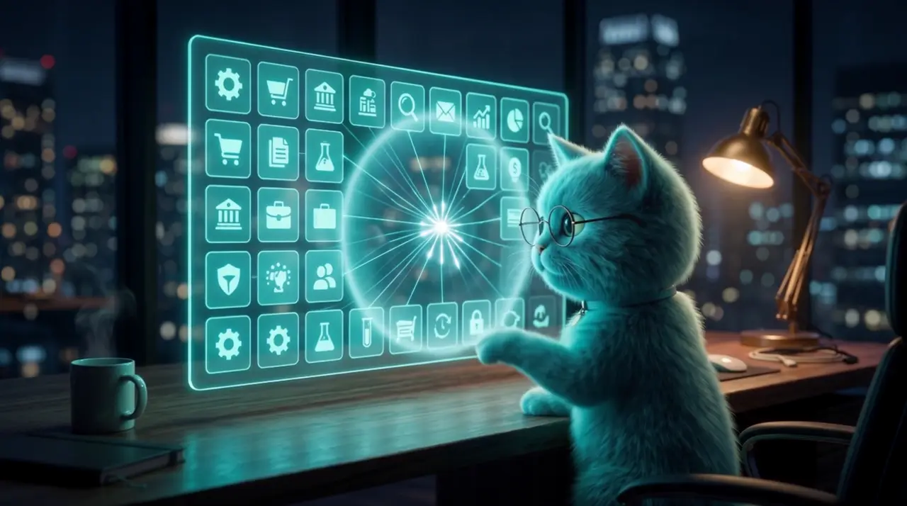 Soluciones de software por sectores: fotograma del vídeo de presentación de la sección